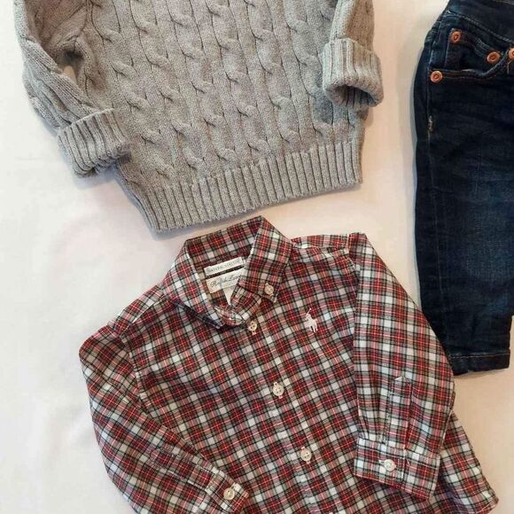 4 Ralph Lauren Items ~ sz 6 mo ONE item NWT (I will not separate bundle) - Picture 2 of 5